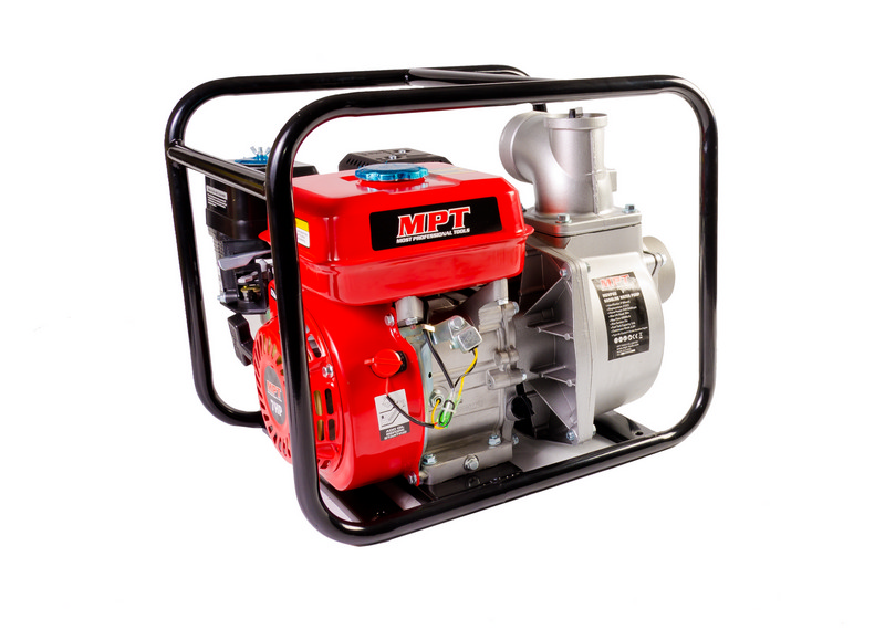 Мотопомпа бензинова 4-тактна MPT 5200 Вт/7 к с 212 см³ вхід/вихід 80 мм 60 м³/год MGWP80, фото №1