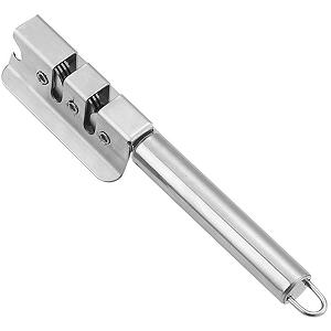 Точилка для ножниц и ножей Veemoon настольная из нержавеющей стали эргономичная с нескользящим основанием - Фото 1