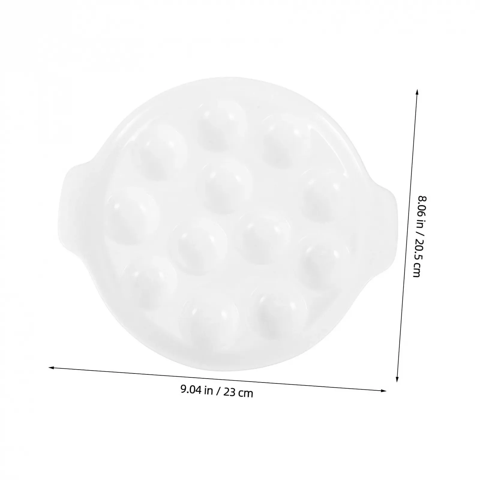 Форма для запікання равликів Керамічна З отворами Білий, фото №7 Форма для запікання равликів Керамічна З отворами Білий, фото №7