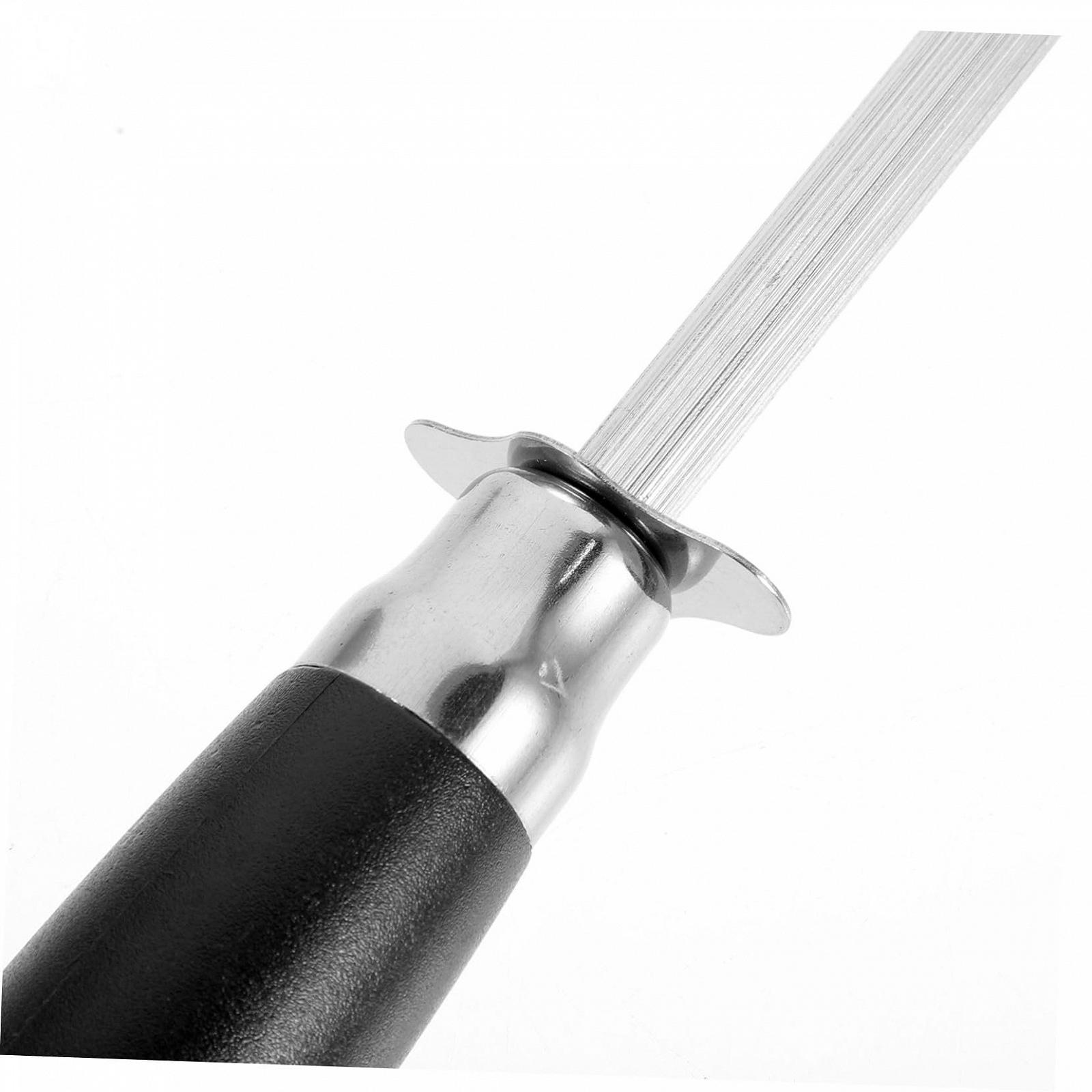 Мусат для ножей кухонный из нержавеющей стали эргономичный, фото №9