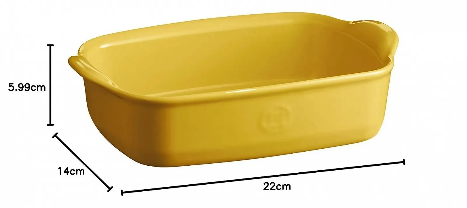 Форма для запекания Emile Henry EH909649 Керамическая Желтая 22 x 14 см, фото №3