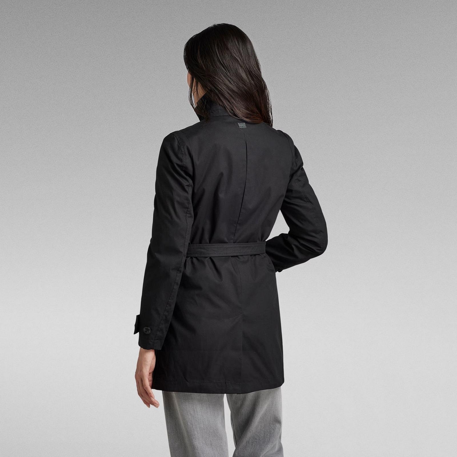 Женская куртка G‑Star RAW Minor Trench Dark Black - S, фото №3 Женская куртка G‑Star RAW Minor Trench Dark Black - S, фото №3