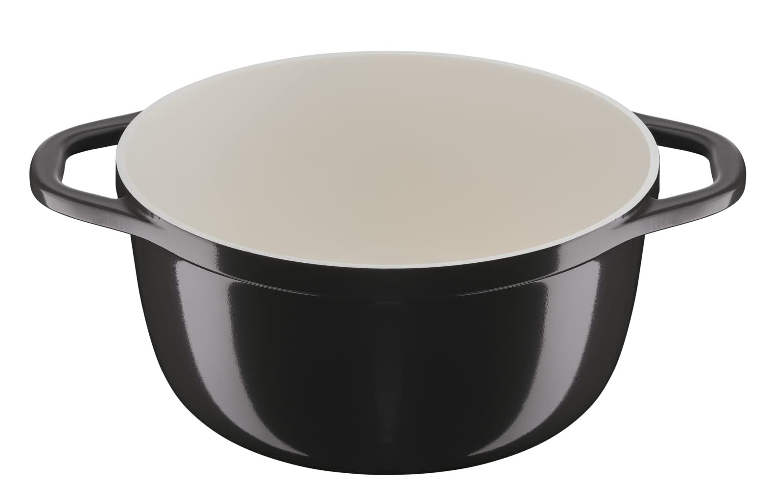 Гусятниця для випікання Tefal Air E2554604 кругла антипригарна індукційна лита алюмінієва з кришкою Сіра, фото №9