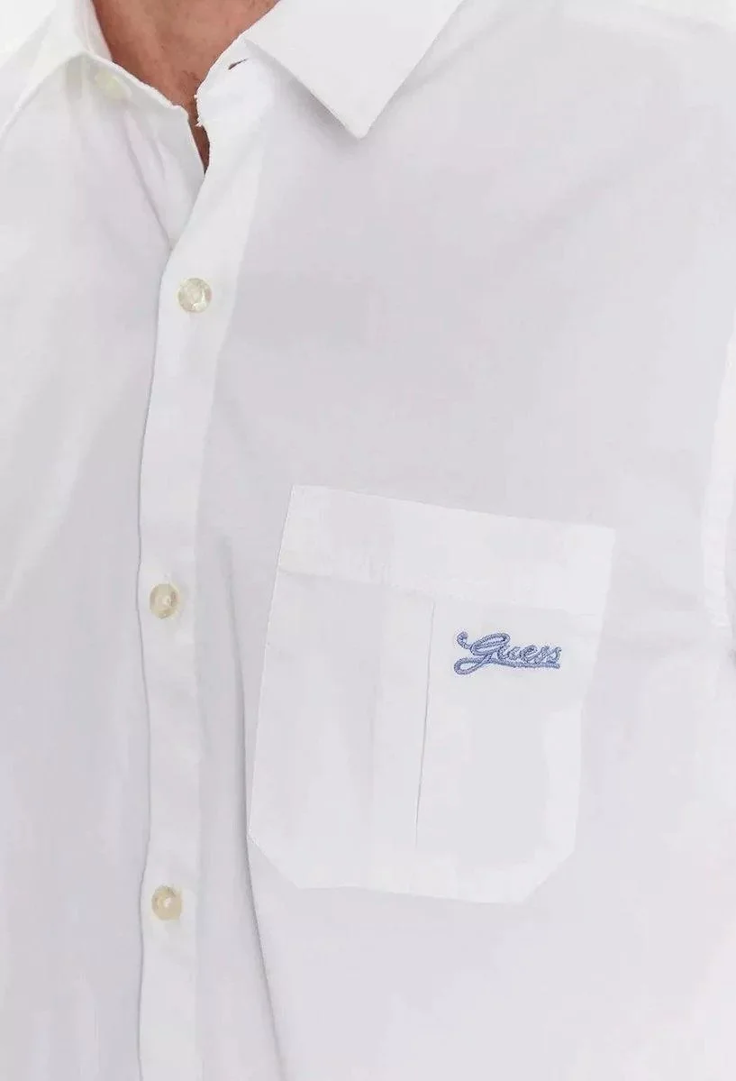 Мужская рубашка GUESS M3GH64W8BX1 White - L, фото №2