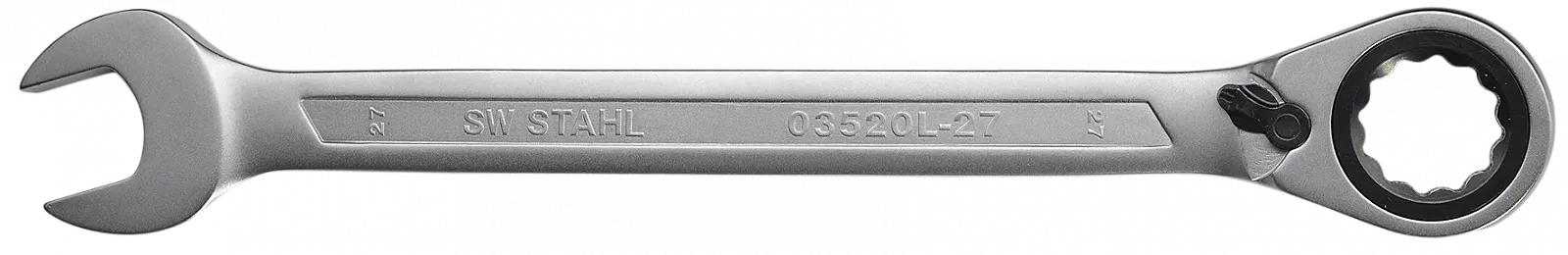 Комбінований тріскачковий ключ SW-STAHL 03520L-27 27 мм реверсивний, фото №1