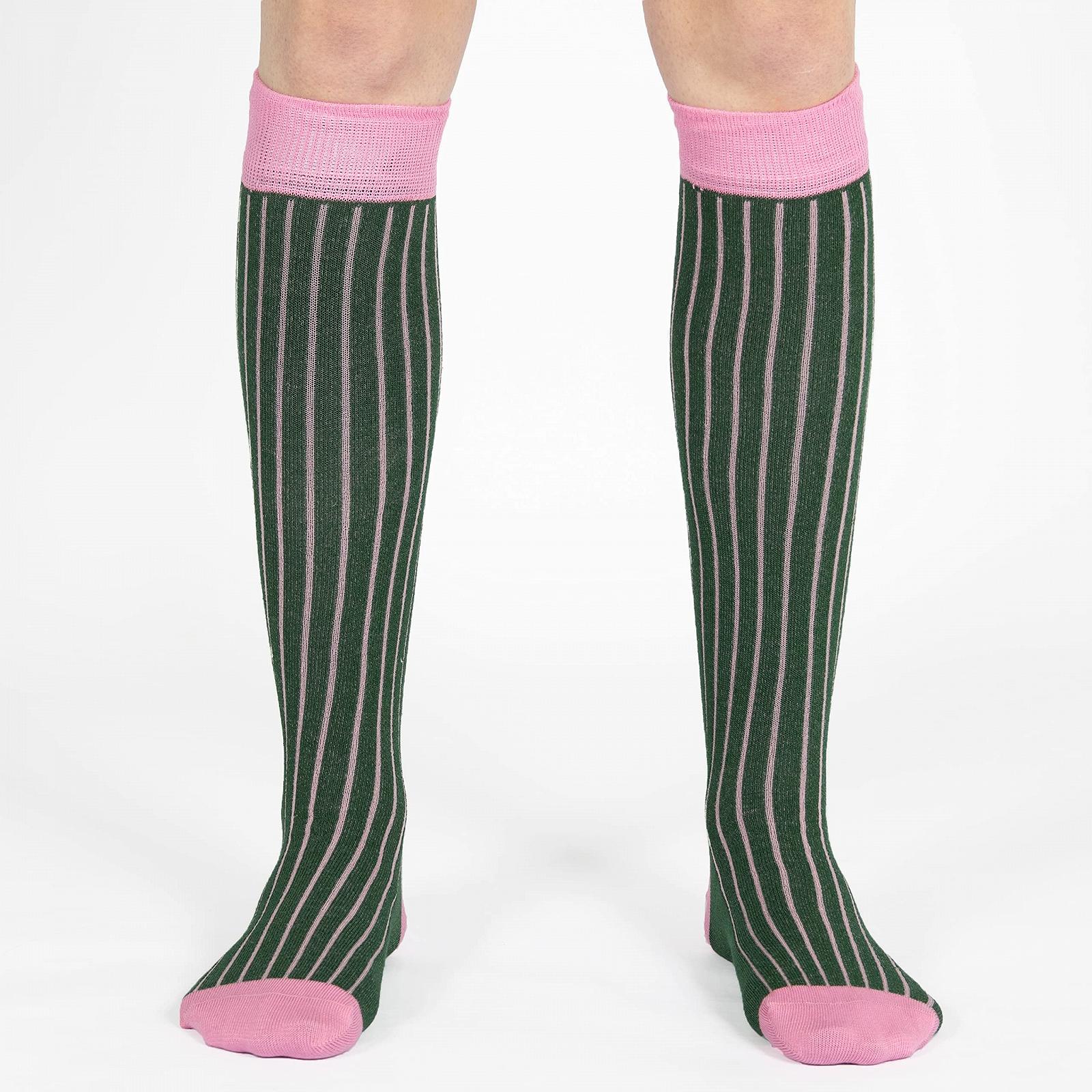 Шкарпетки до коліна Mysocks Унісекс В рубчик, фото №6