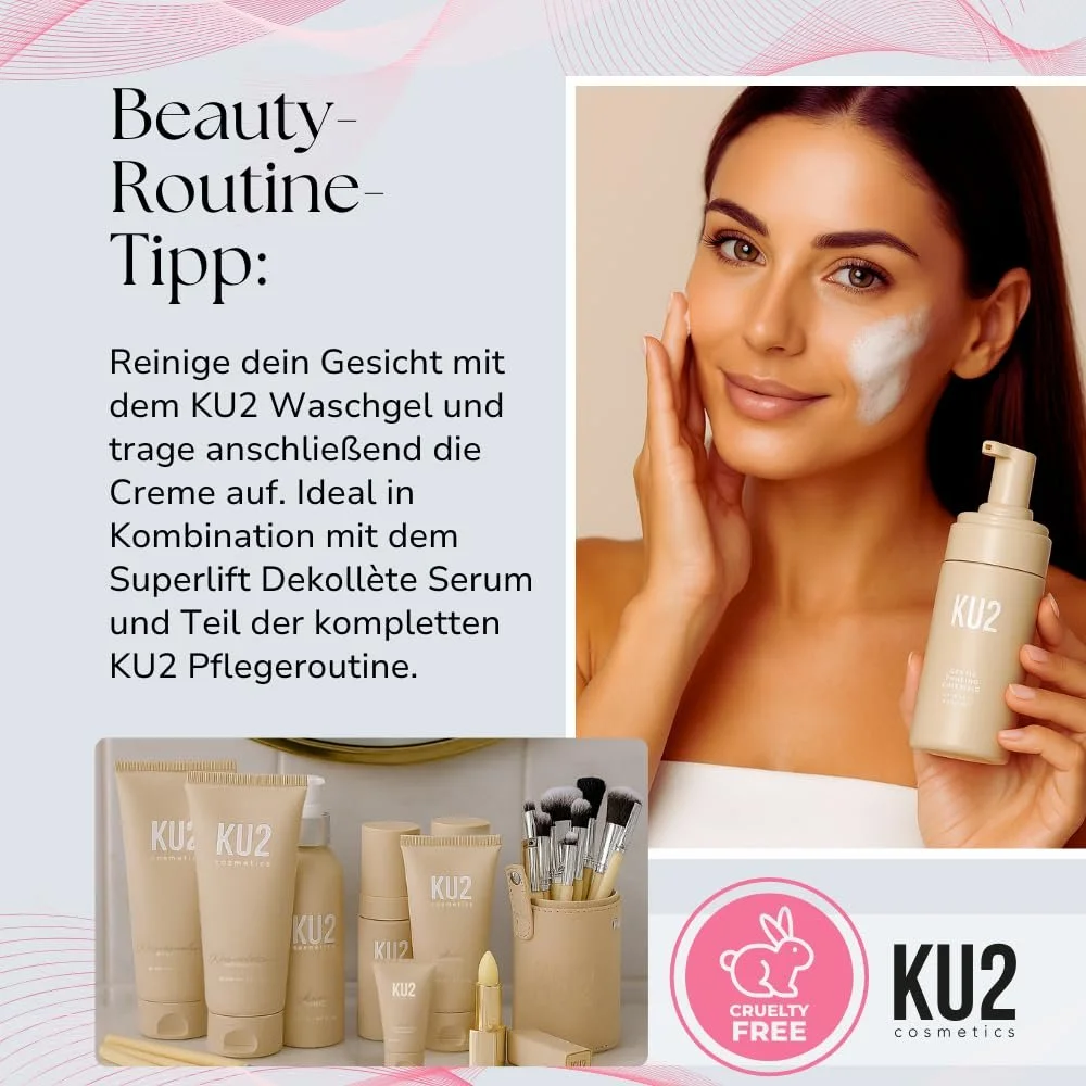 Крем для шиї та декольте KU2 Cosmetics Superlift антивіковий з гіалуроновою кислотою та пептидами 100 мл, фото №7