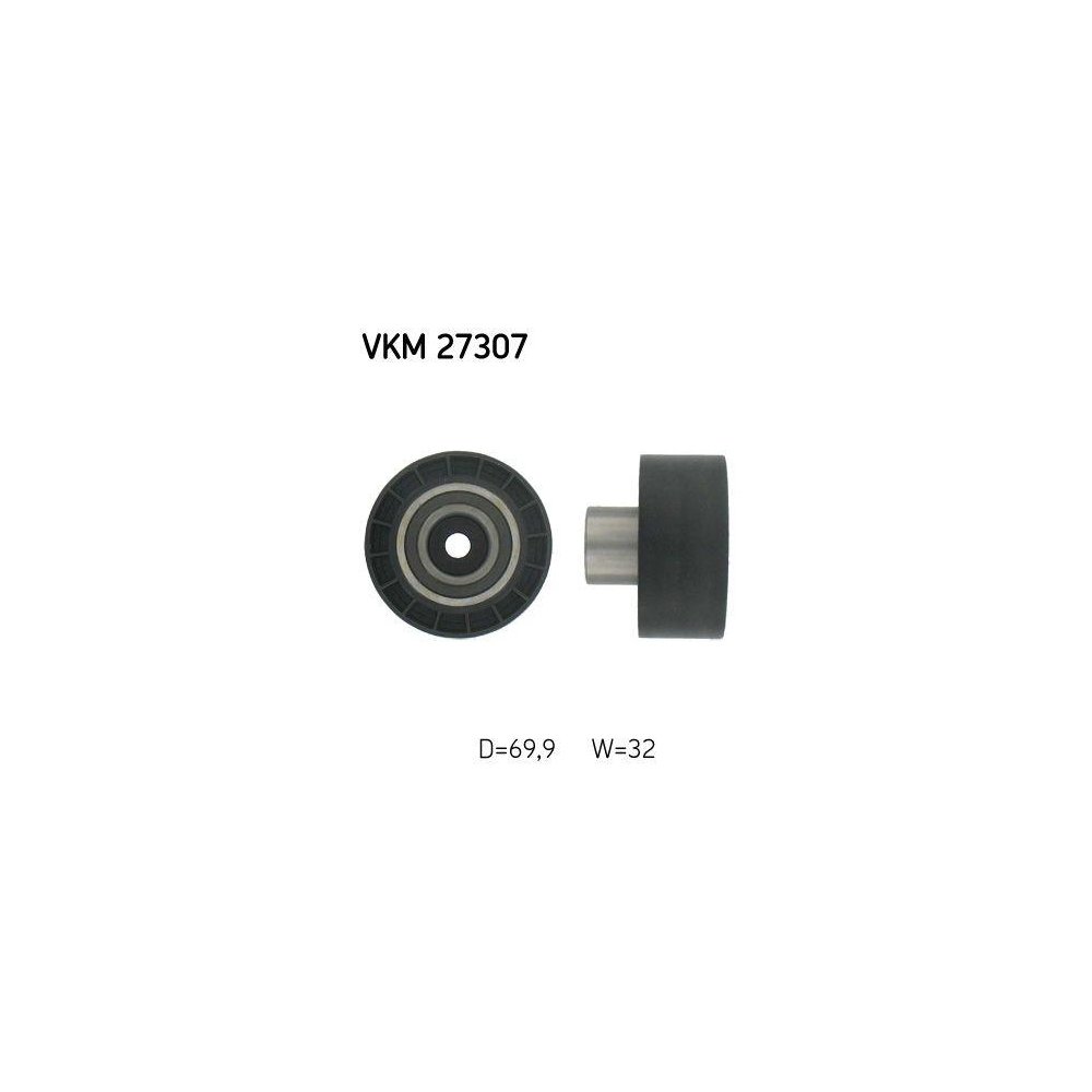 Ролик обвідний/напрямний, ремінь ГРМ SKF VKM 27307 для ROVER LAND ROVER, правий, фото №1 Ролик обвідний/напрямний, ремінь ГРМ SKF VKM 27307 для ROVER LAND ROVER, правий, фото №1