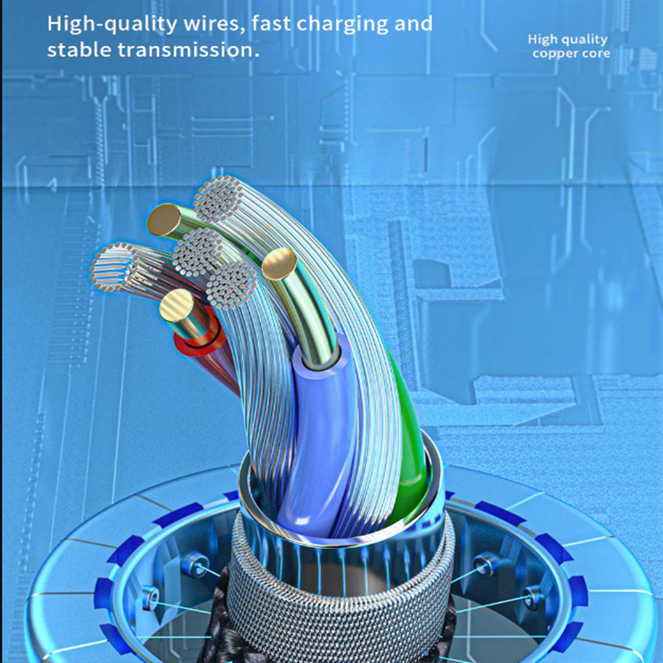 Зарядный кабель ESSAGER Sunset черный USB Type-C to Lightning 1метр 20W, фото №9