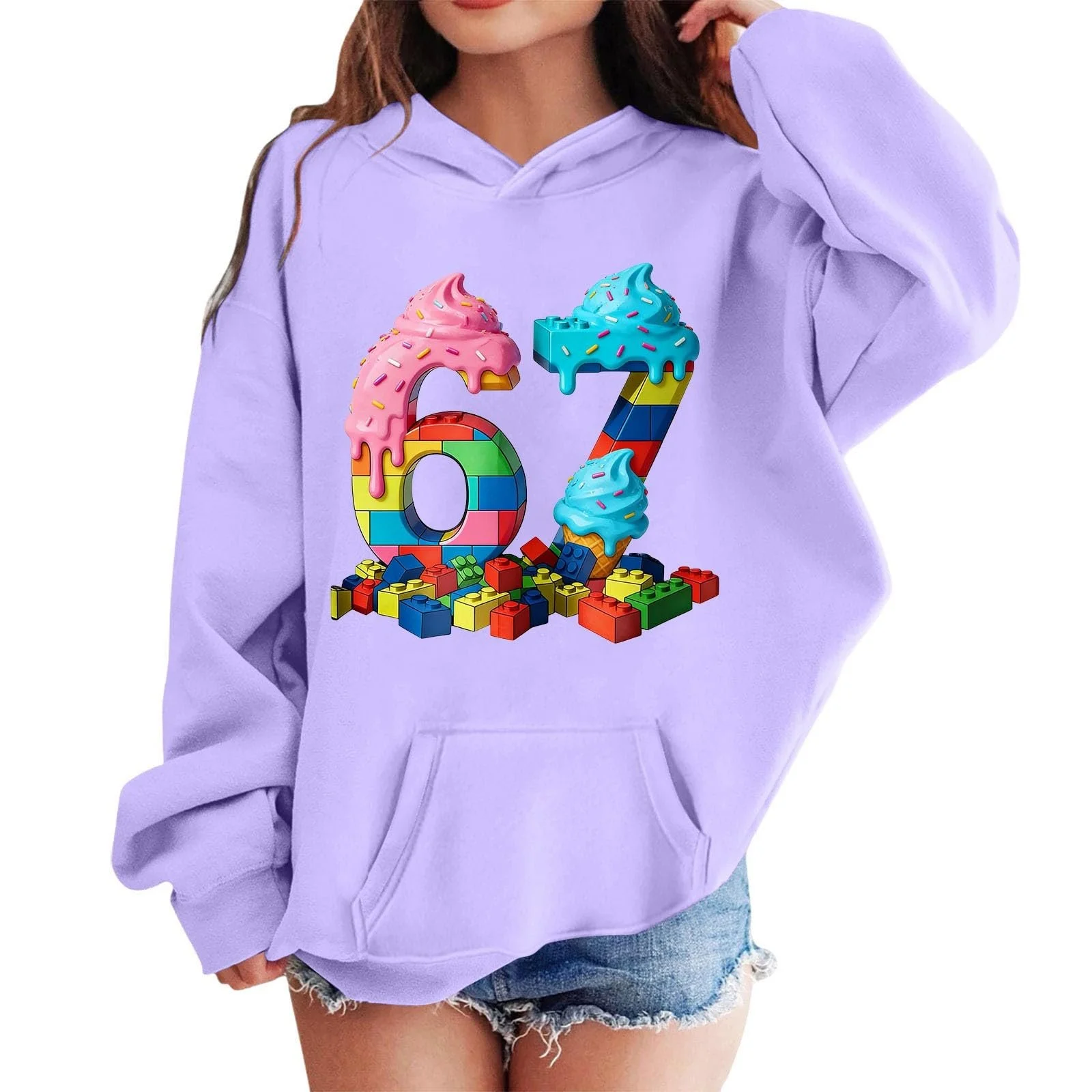 67-Drucke Толстовка-пуловер Essentials, фото №2