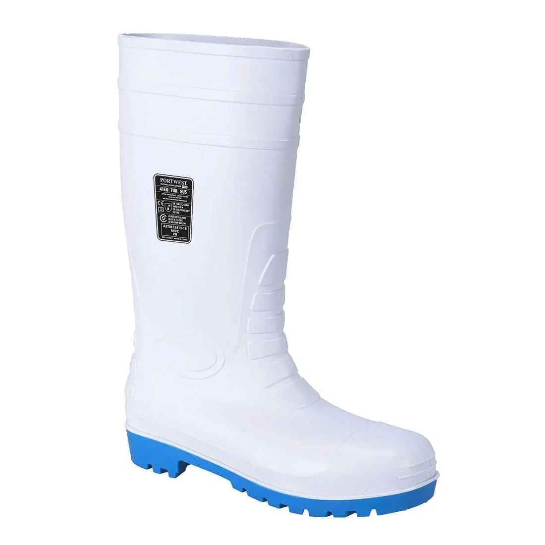 Сапоги Portwest Total Safety Wellington Boot S5, размер 44, белые, фото №1