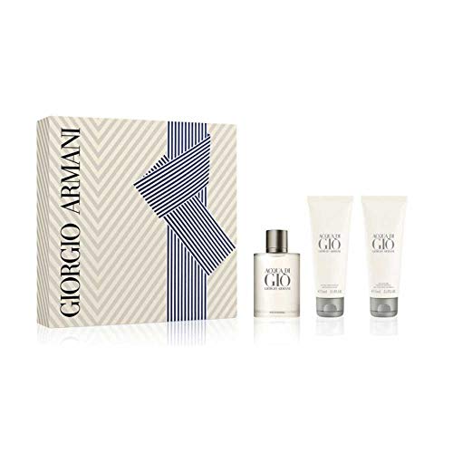 Набор Giorgio Armani Acqua di Giò Homme (туалетная вода, 50 мл + гель для душа, 75 мл + бальзам после бритья, 75 мл), фото №1