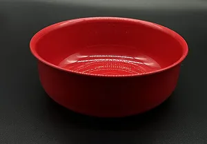 Миска Kimmel Пластиковая Для Супа/Зерновых Многоразовая Небьющийся Штабелированный 17 см Красный synthetic.ua - Фото 1