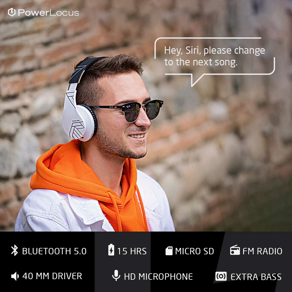 Навушники PowerLocus Bluetooth Over-Ear Wireless Stereo Складні, фото №4