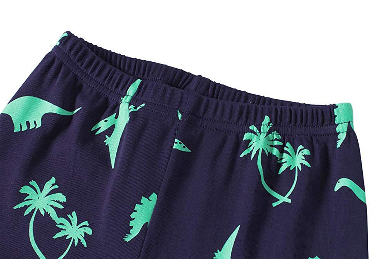 Детская пижама 2024 Fluffy, с мультяшным рисунком, динозавр, осенне-зимний комплект, фото №4