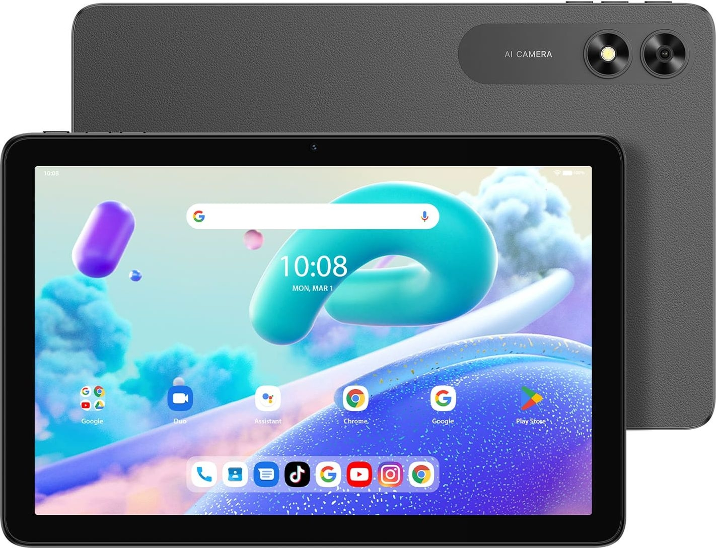 Планшет 10.1" Umidigi G2 MT11 4/64Gb 4 ядра Android 13 6000 mAh Cерый, фото №4