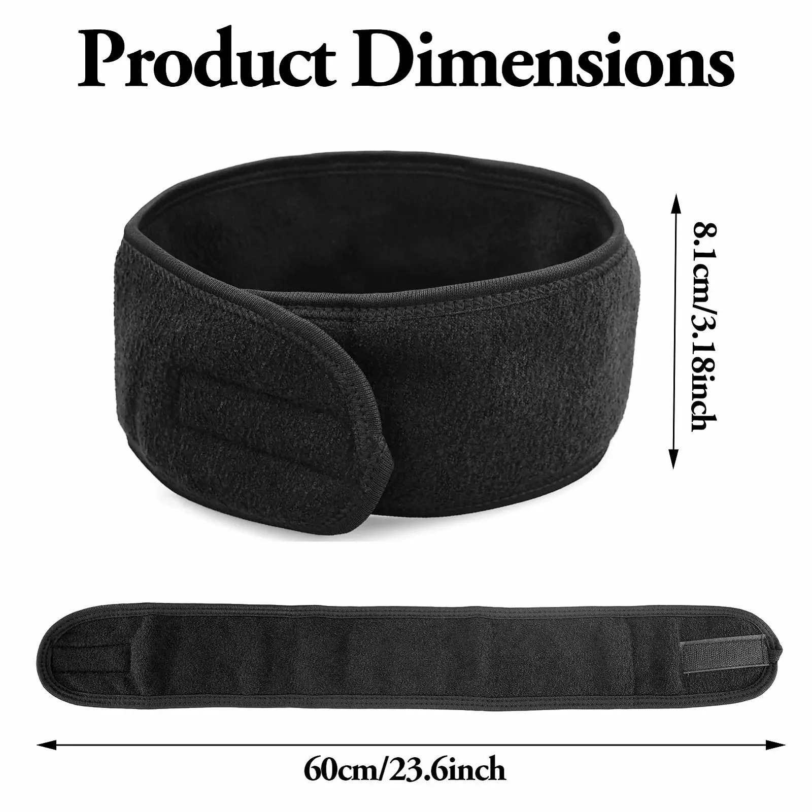 Пов'язка на голову з мікрофібри Широка, фото №2 Пов'язка на голову з мікрофібри Широка, фото №2