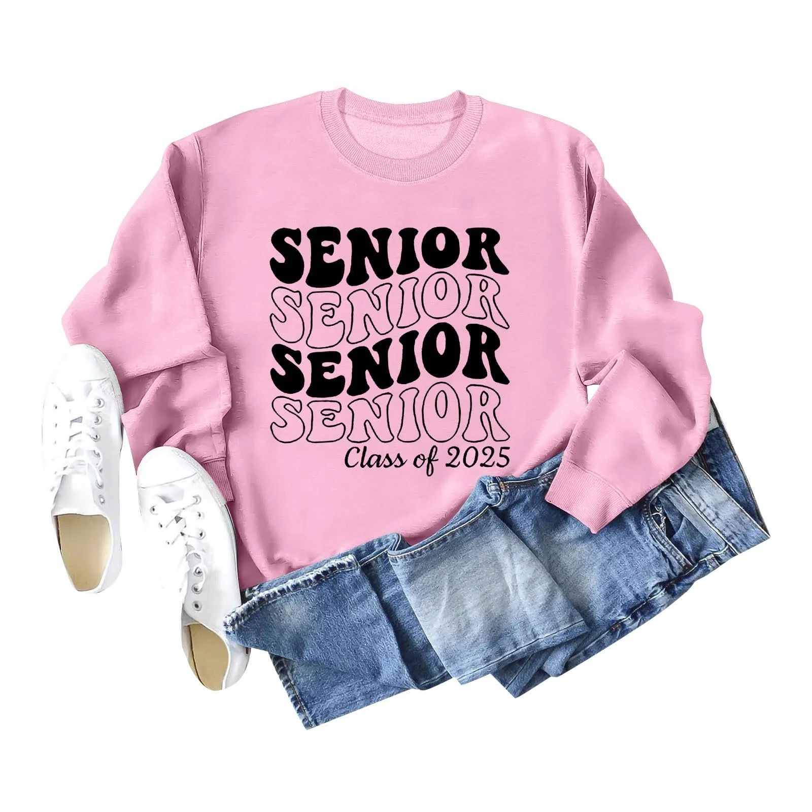 Жіноча Толстовка Generisch Однотонна Повсякденна на Блискавці Oversized, фото №3