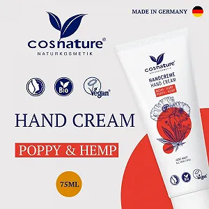 Крем для рук Cosnature Мак и Конопля Увлажняющий крем для рук Cosnature с семенами мака и конопли synthetic.ua - Фото 1