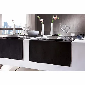 Ранер Sander Loft Плямовинотривала 50 x 140 см Чорна ціна на synthetic.ua - Фото 1 Ранер Sander Loft Плямовинотривала 50 x 140 см Чорна synthetic.ua - Фото 1