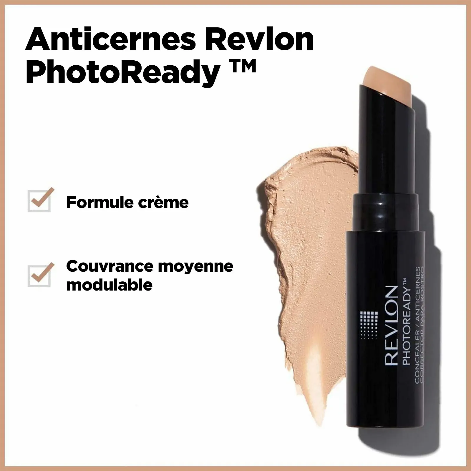 Консилер REVLON Professional PhotoReady #004 Medium 3.2 г, фото №7
