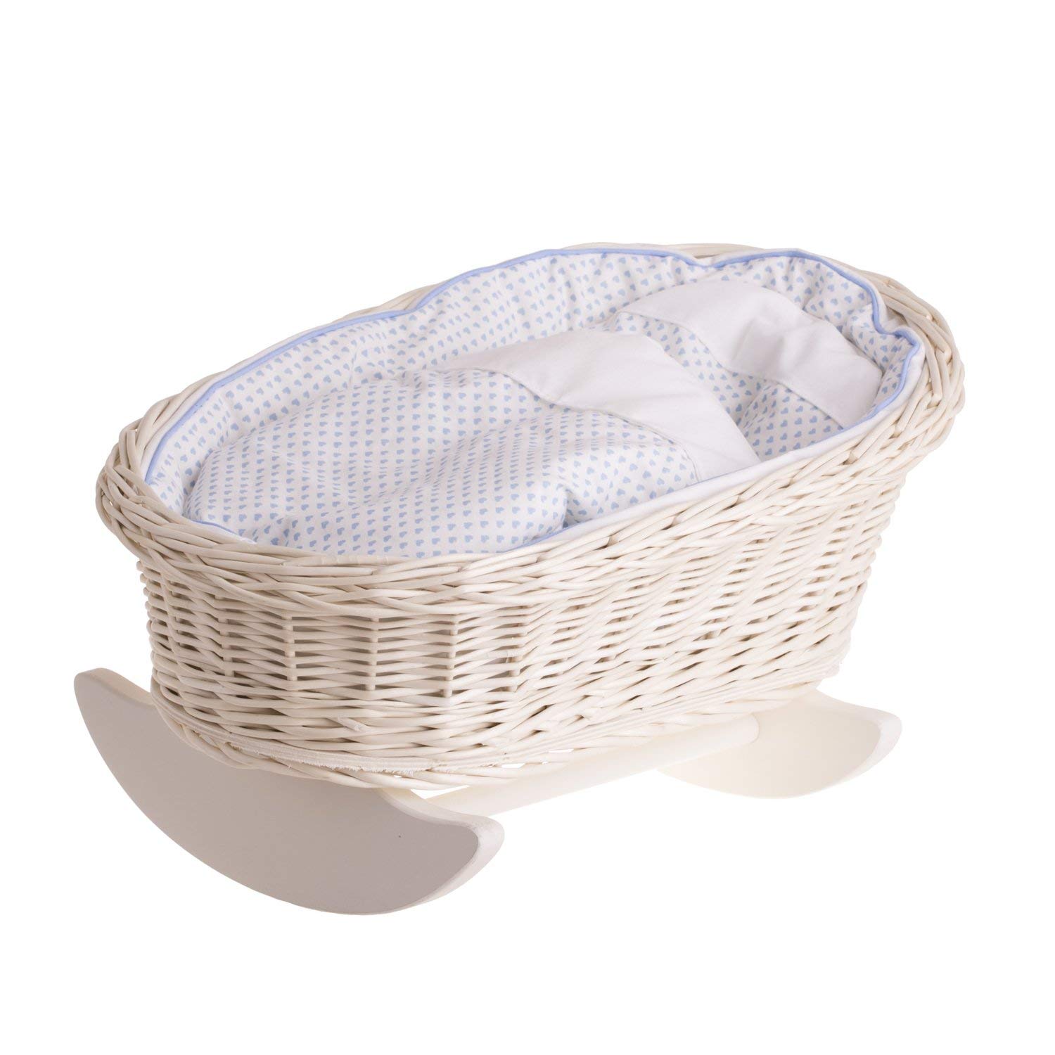 Ліжечко колиска e-wicker24 Плетена для ляльок, фото №1
