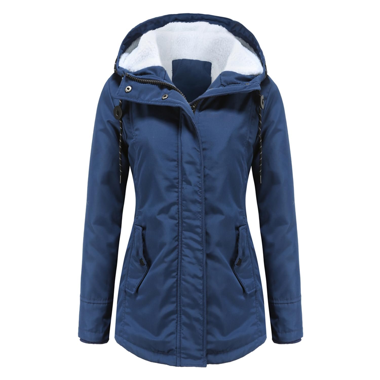 Женская зимняя куртка Petalum с капюшоном, утепленная, фото №1