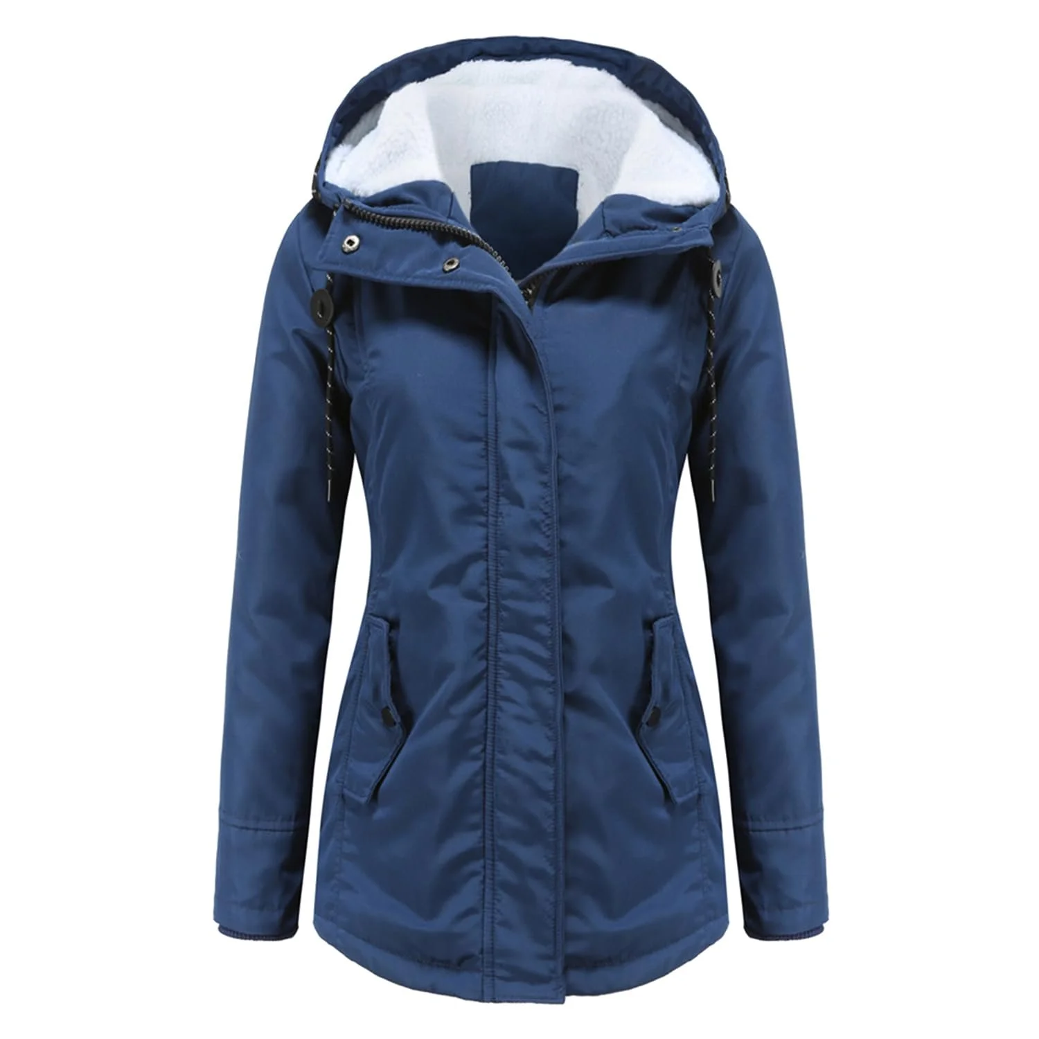 Женская зимняя куртка Petalum с капюшоном, утепленная, фото №1