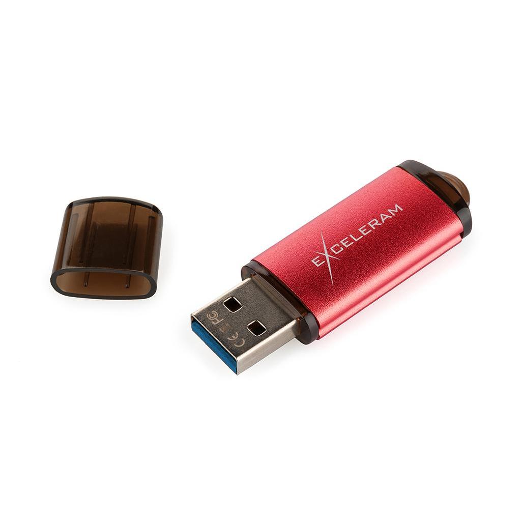 USB флеш-накопитель Exceleram 128gb A3 Series Red USB 3.1 Gen 1 EXA3U3RE128, фото №6