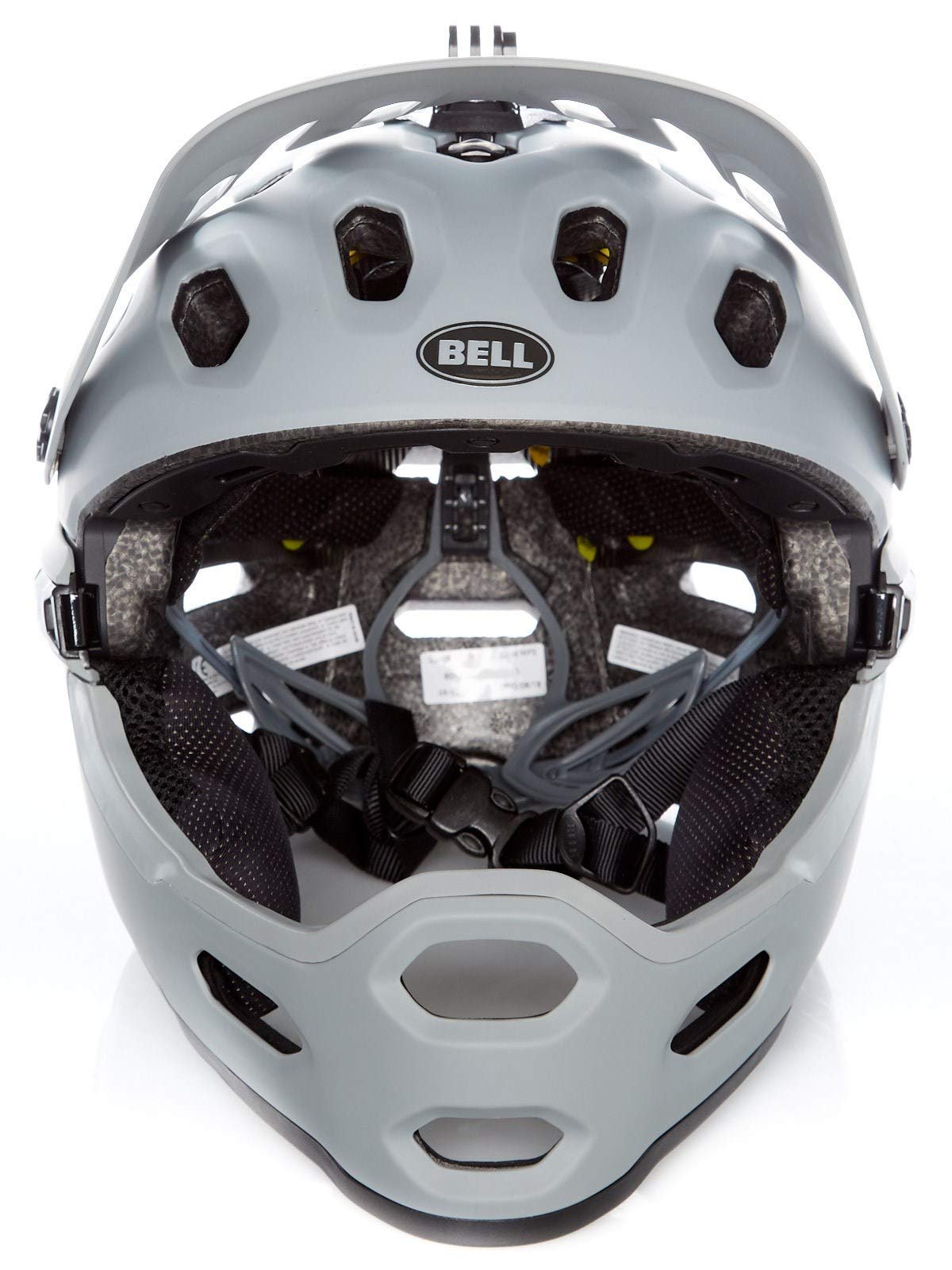Шлем BELL Super 3R MIPS MTB, матовый серый Downdraft, L/58-62 см, фото №5