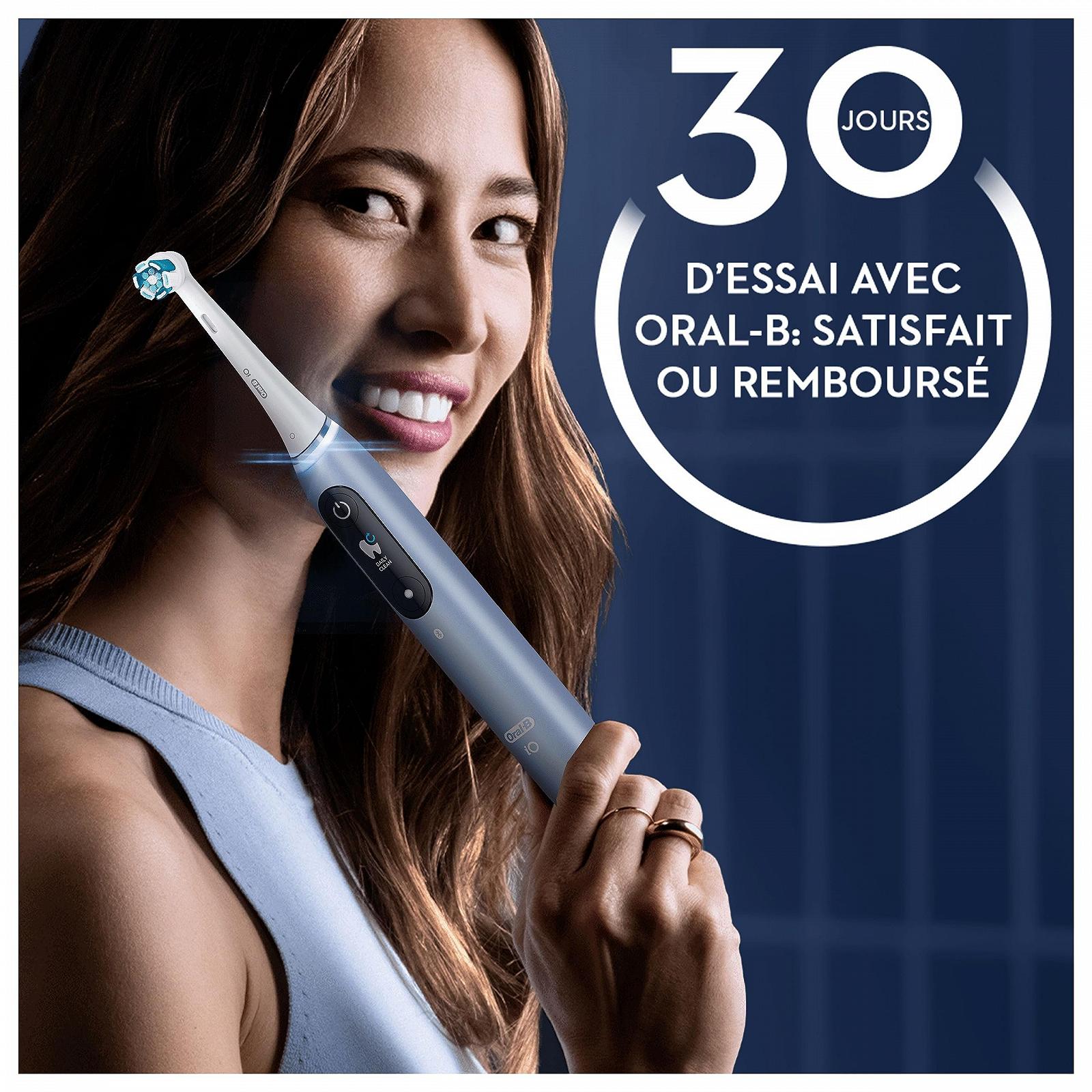 Зубная электрощетка Oral-B iO Series 9 Special Edition, Bluetooth, 7 режимов, 1 дорожный футляр, 1 сумка, синий, фото №10