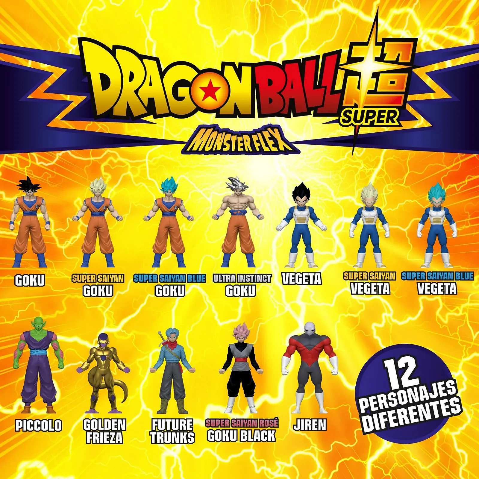 Фигурка Bizak Monsterflex Dragon Ball Goku Blue Super Saiyan эластичная 25 см, фото №6 Фигурка Bizak Monsterflex Dragon Ball Goku Blue Super Saiyan эластичная 25 см, фото №6