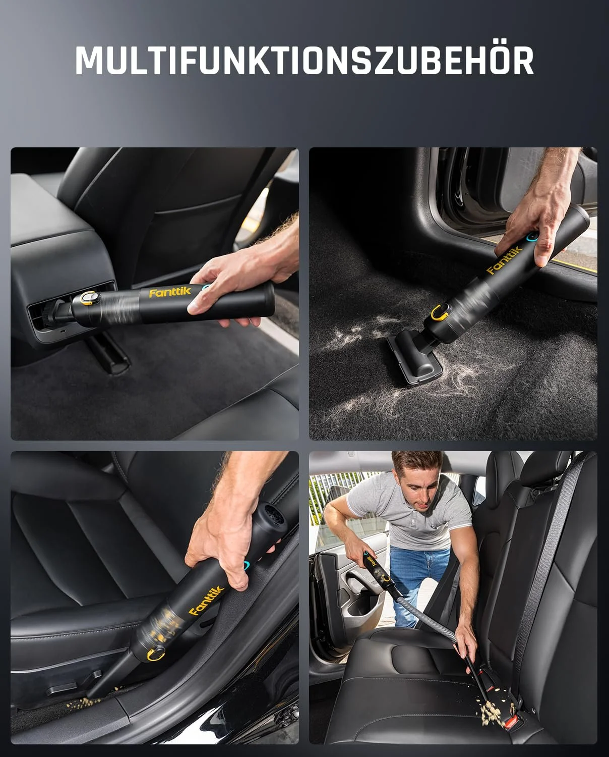 Автомобильный пылесос Fanttik Slim V8 Apex 19000Pa/45W 4-в-1 Мини-воздуходувка RobustClean Handheld Vacuum Cleaner, фото №6 Автомобильный пылесос Fanttik Slim V8 Apex 19000Pa/45W 4-в-1 Мини-воздуходувка RobustClean Handheld Vacuum Cleaner, фото №6