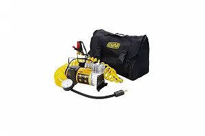 Миникомпрессор автомобильный Сила 12 В x 10 bar 35 л/мин однопоршневой со шлангом 900407 - Фото 1