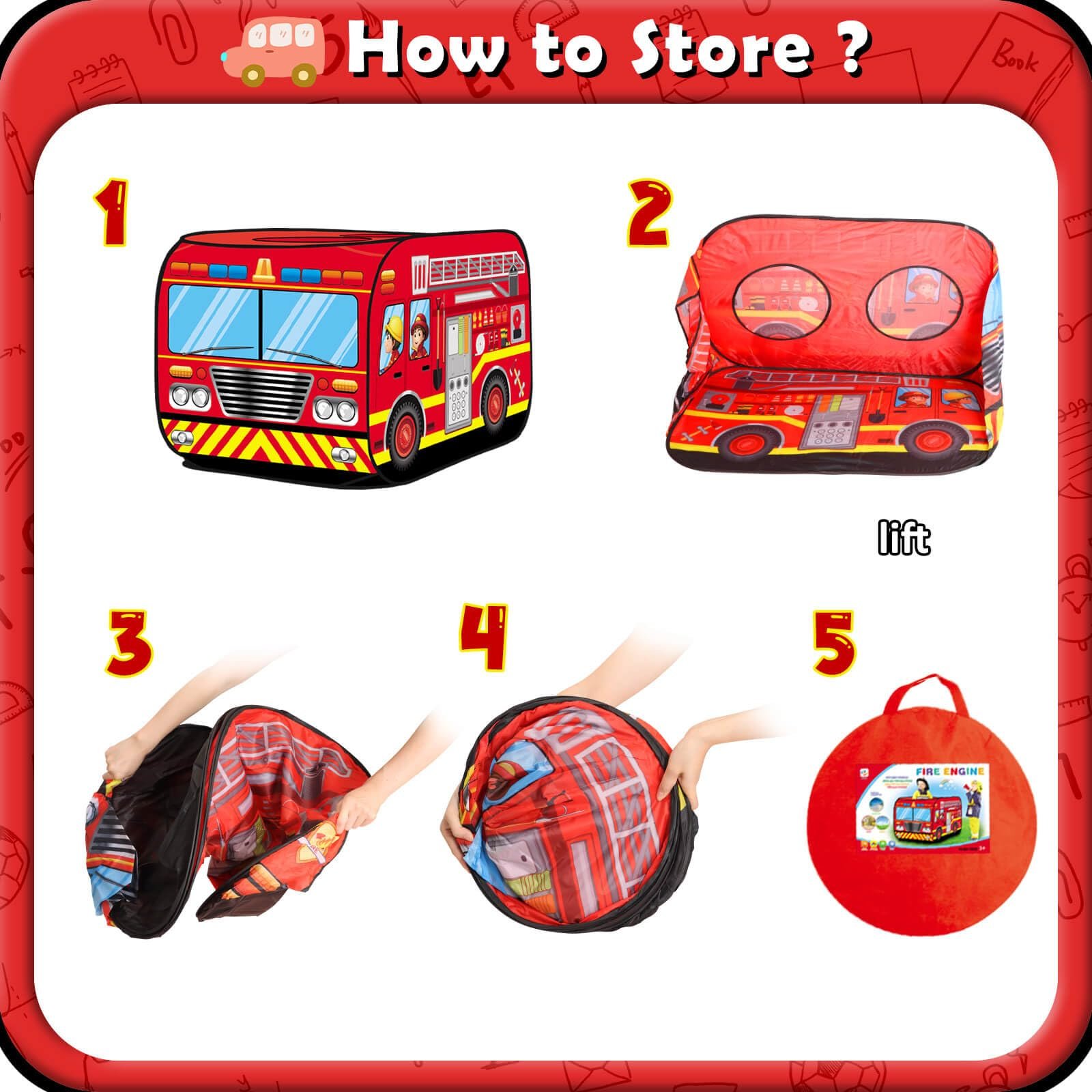 Игровой намет Britik Pop Up Playhouse, фото №8