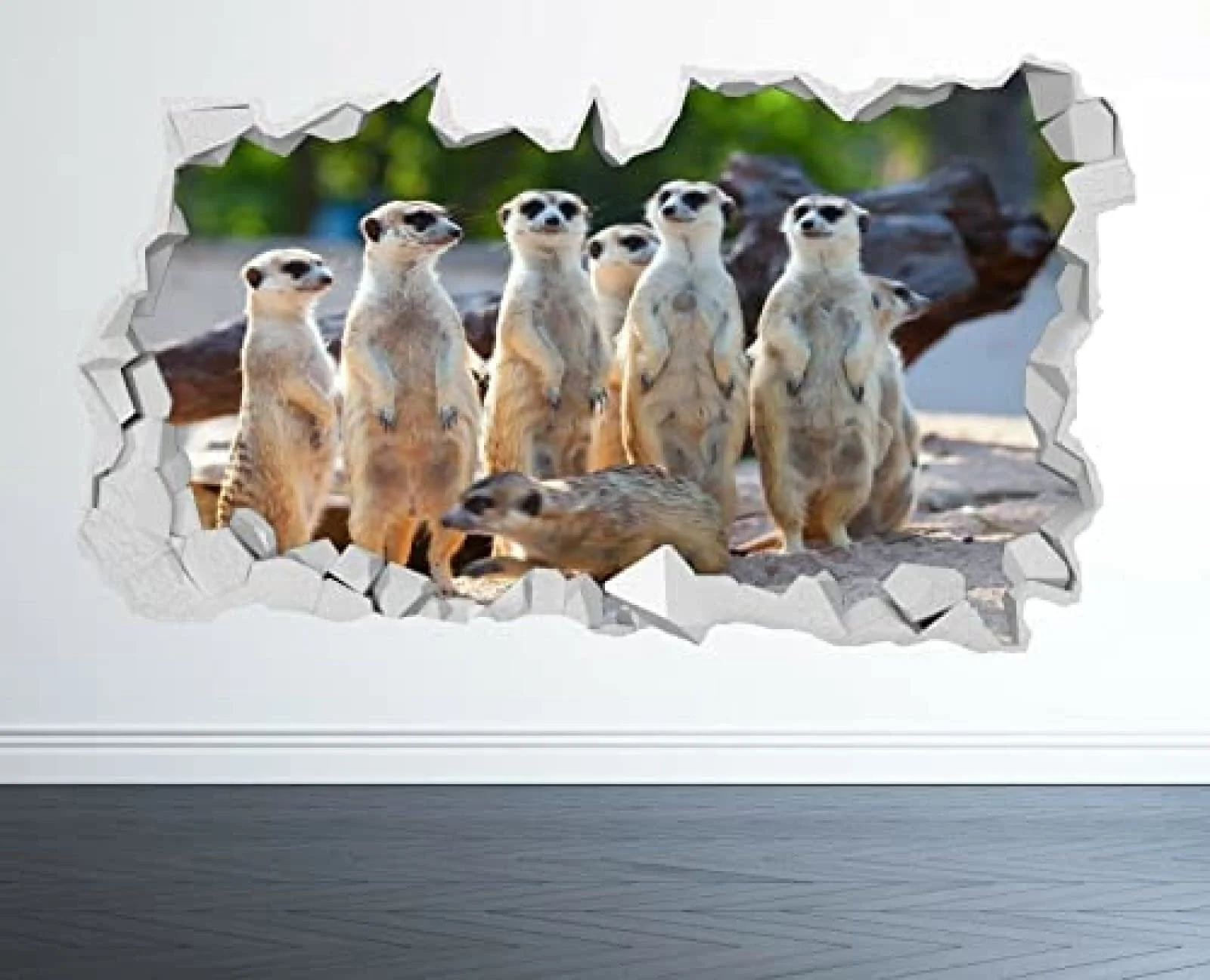 Наклейка на стіну Erdmännchen 3D 70 x 110 см, фото №1