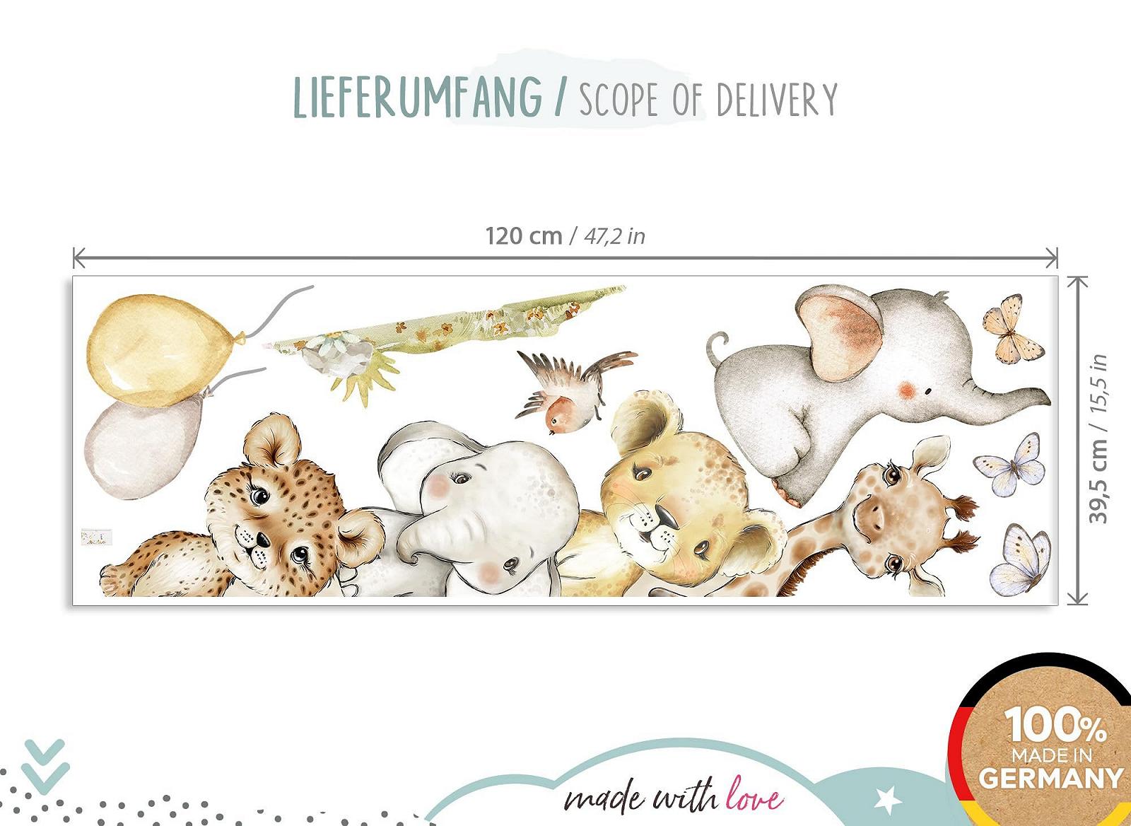 Наклейка на дверь Little Deco Safari Animals DL5080 Right, фото №4 Наклейка на дверь Little Deco Safari Animals DL5080 Right, фото №4