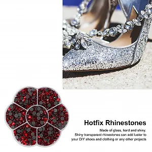 Стрази Скляні Прозорі JM201 Червоний synthetic.ua - Фото 1