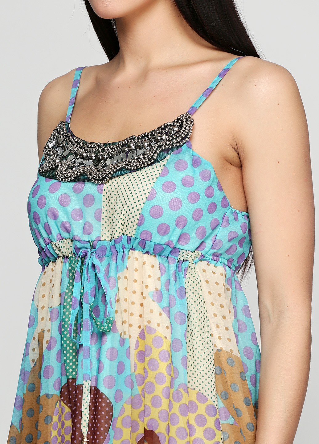 Сарафан Xiang Fei Yao 40 Комбинированный (CH-729XY_Mix), фото №3