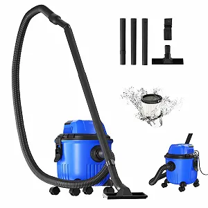 Пилосос для сухого та вологого прибирання Huini 16 кПа 800 Вт 15 л Синій - Фото 1