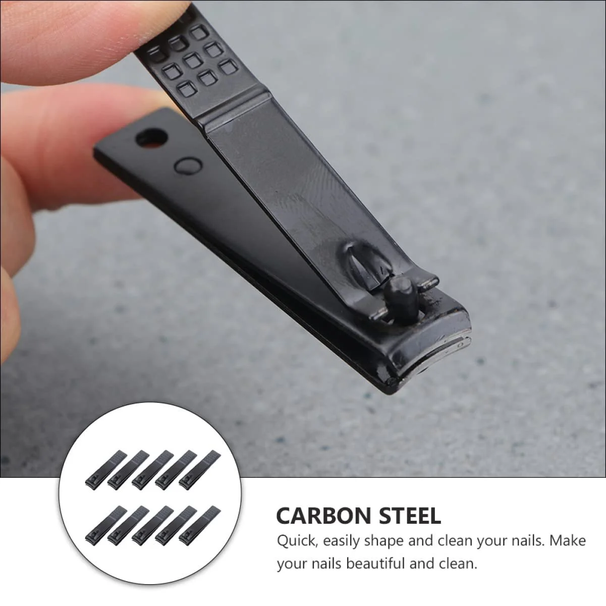 Набор для маникюра и педикюра OATIPHO 10 шт. Кусачки из углеродистой стали, ультра-острые, фото №9 Набор для маникюра и педикюра OATIPHO 10 шт. Кусачки из углеродистой стали, ультра-острые, фото №9