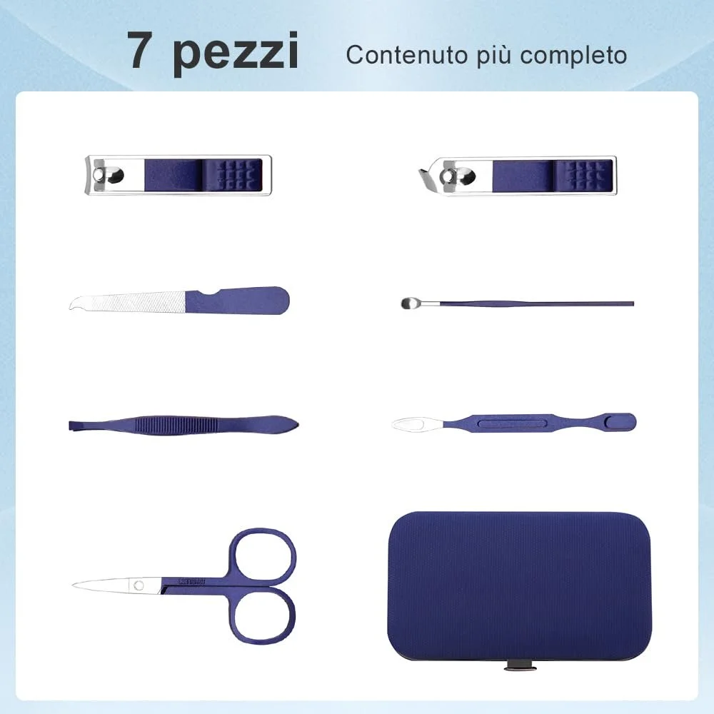 Набор маникюрный профессиональный 7 предметов Сталь, фото №3 Набор маникюрный профессиональный 7 предметов Сталь, фото №3