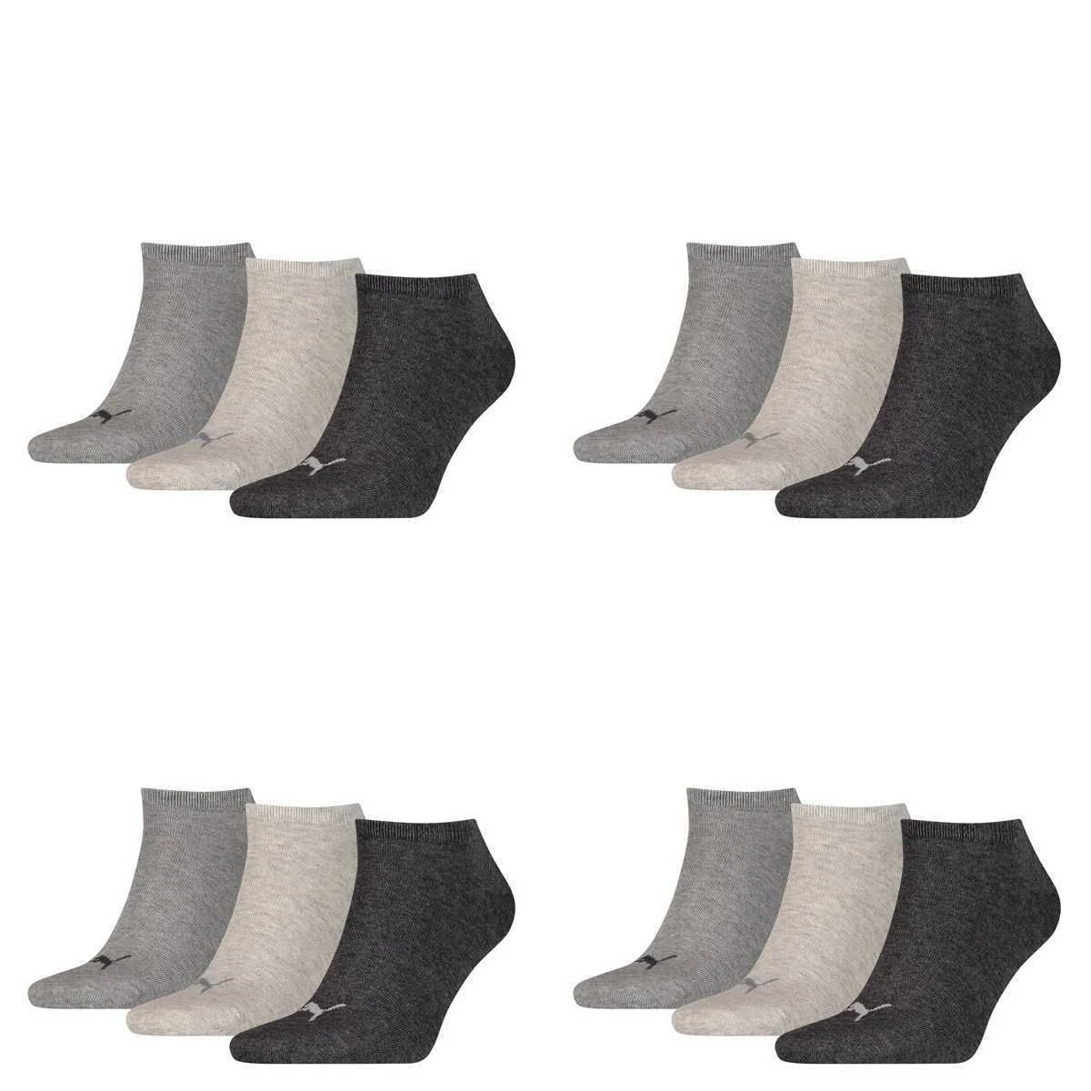 Шкарпетки PUMA Trainer Plain Unisex (3 пари) - Для відпочинку 35-38, фото №1