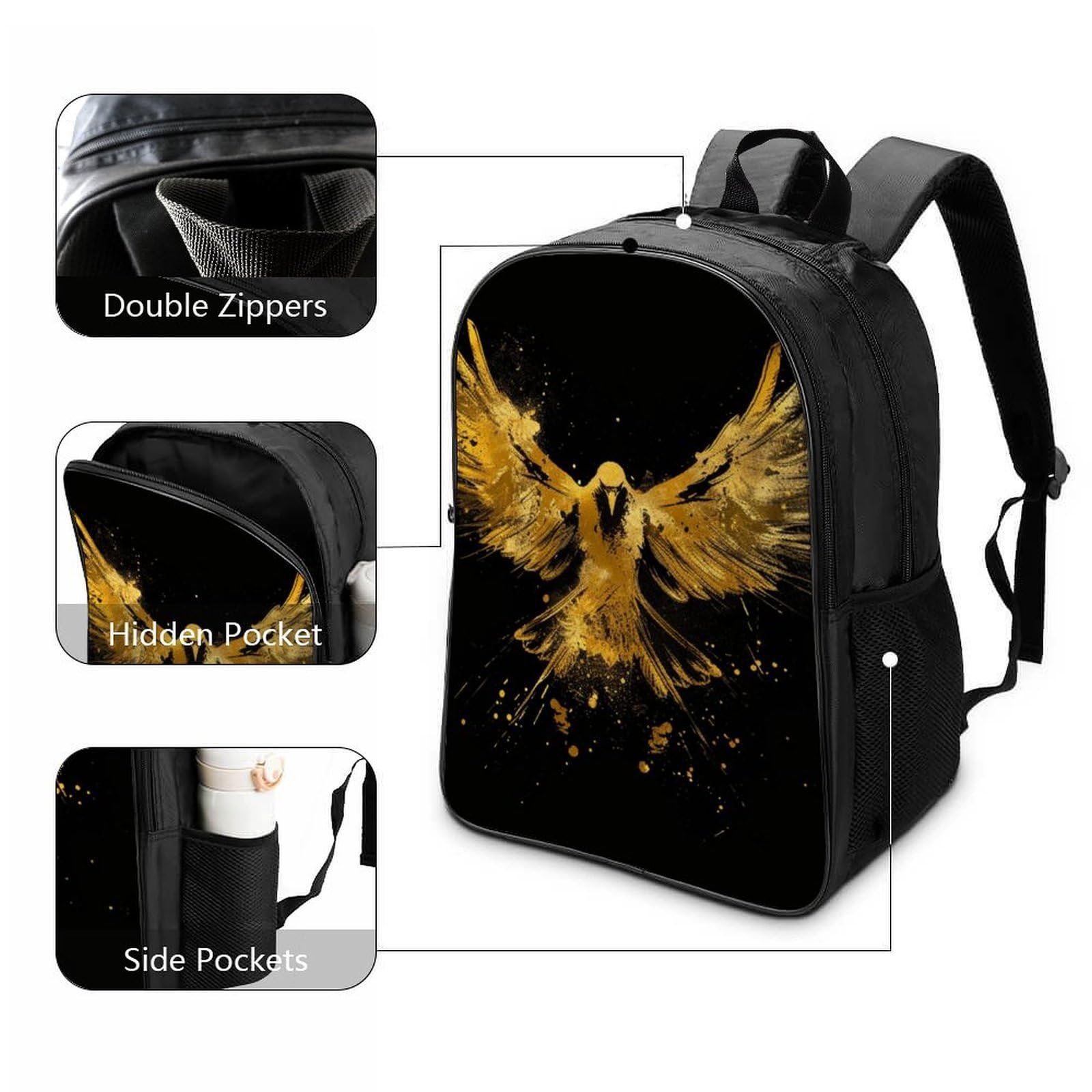 Рюкзак RSIUUODNF Eagle 3D, 40x28x16 см, фото №3