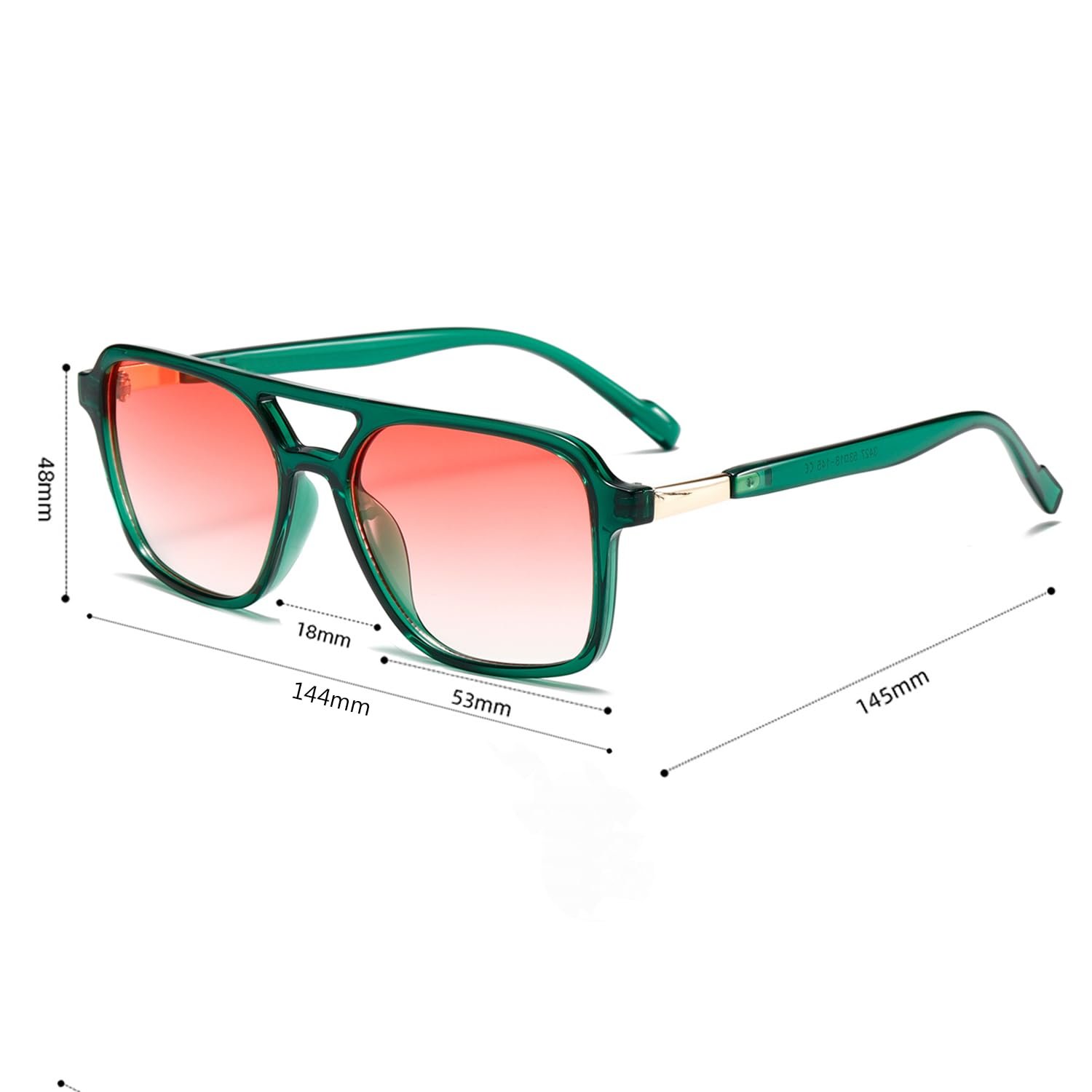 Сонцезахисні окуляри Авіатори UV400 у стилі ретро 70-х, фото №3