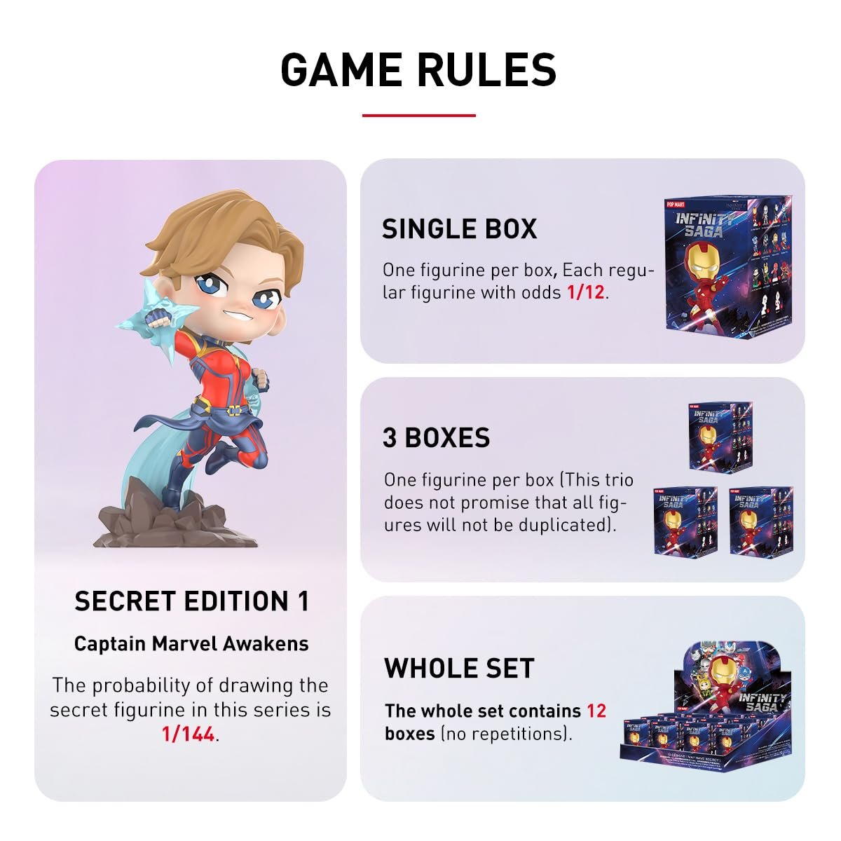 Фигурка POP MART Marvel Infinity Saga (случайная), фото №7