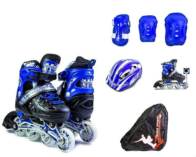 Набір ролікових коньків Scale Sport 29-33 Blue Combo Sports S, фото №1