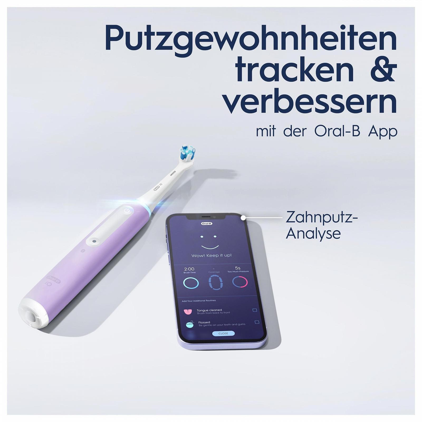 Зубна щітка електрична Oral-B iO Series 4 4 режими Лаванда, фото №5