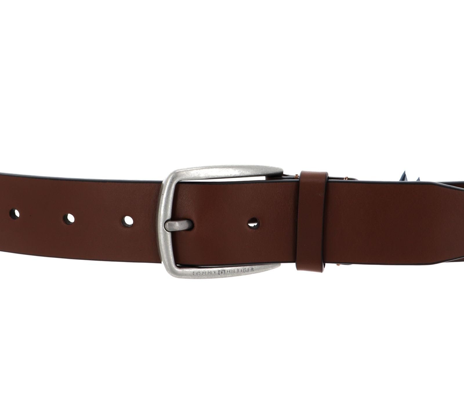 Ремень TOMMY HILFIGER Кожаный Modern 3.5 W100 Темно-коричневый, Темно-коричневый, фото №2