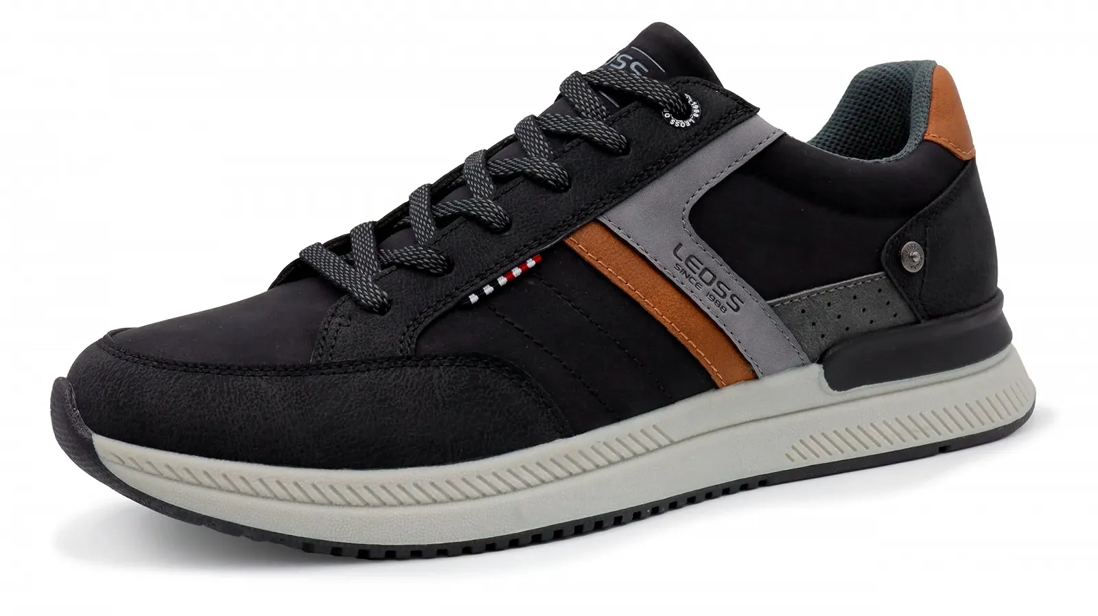 Вінтажні кросівки LEOSS ORIGINAL для чоловіків, з PU шкіри, для ходьби, ділові, повсякденні, фото №2